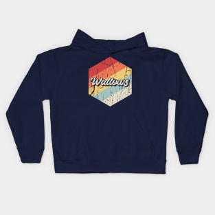 Wallows retro Kids Hoodie